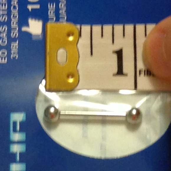 New EO gas sterilized 316L Surgical Steel Stud - Picture 4 of 4